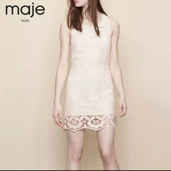 SOLD NWT Maje Lace Dress - Picture 1 of 11